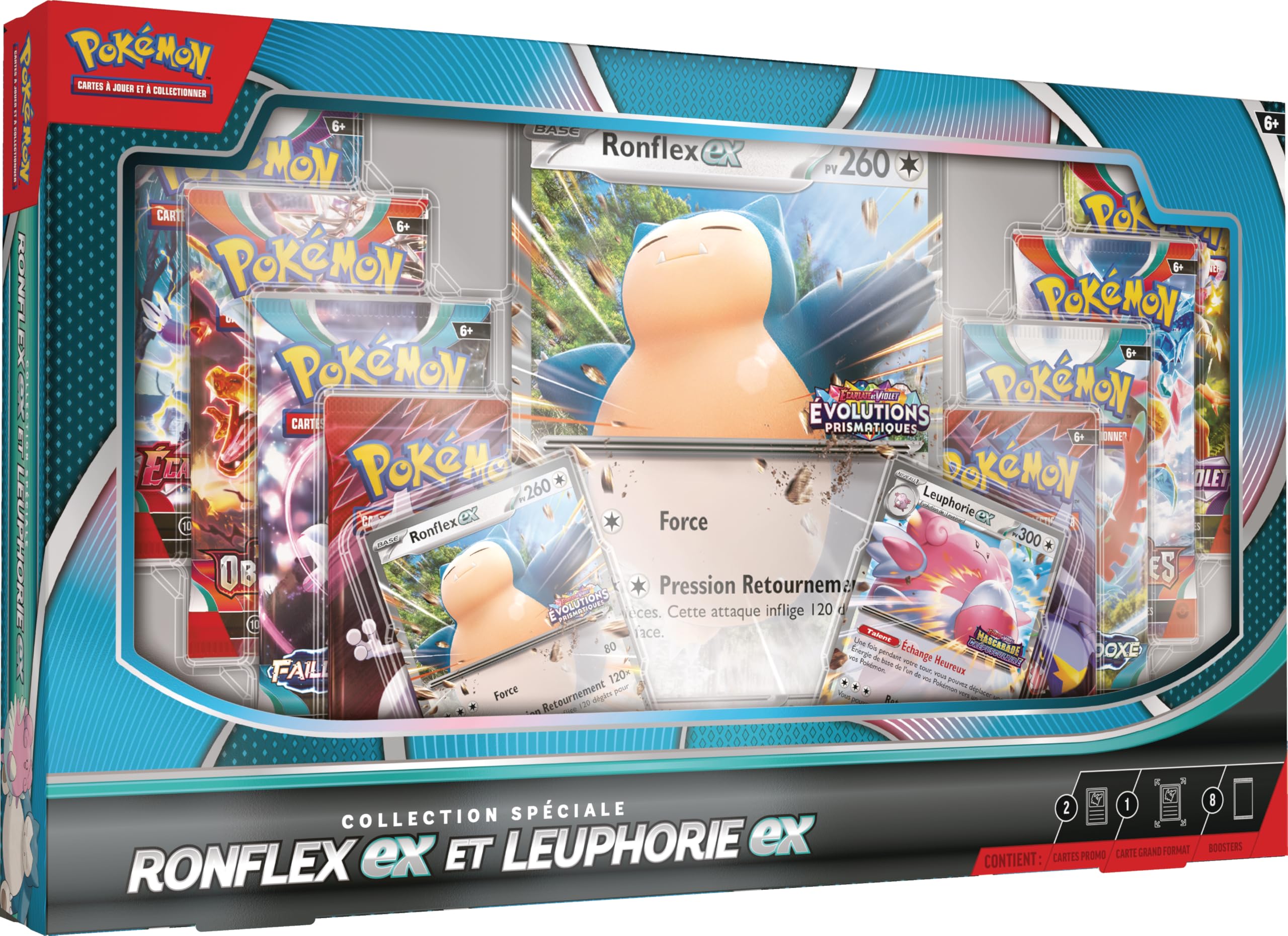 Pokémon : Collection Spéciale Ronflex ex et Leuphorie ex – en Français