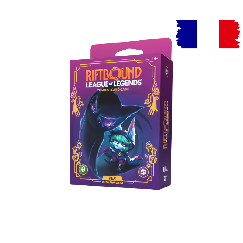 Riftbound: League of Legends TCG -Deck de Champion Déchainés : Vex - FR