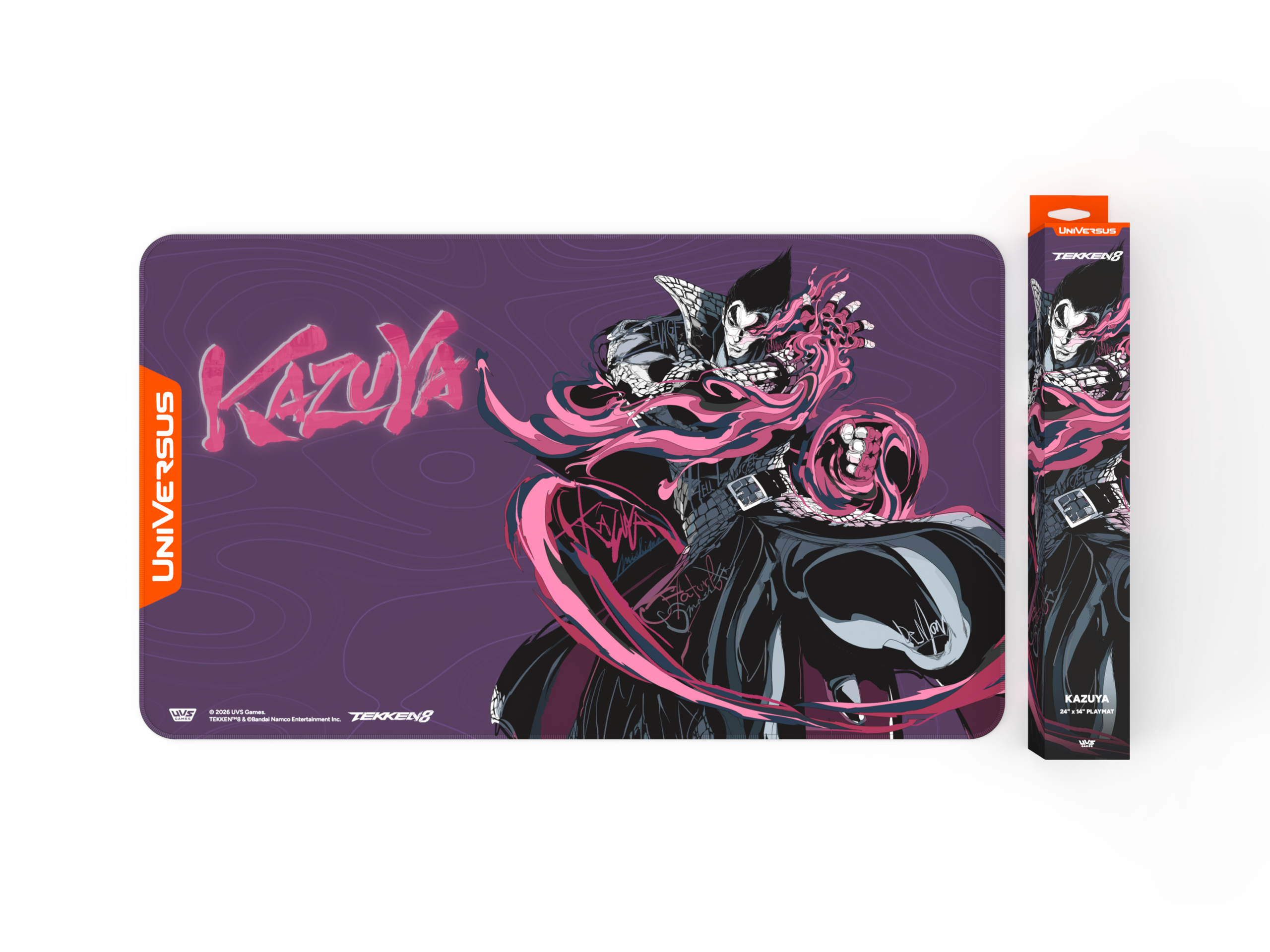 TEKKEN 8 Playmat: Kazuya Mishima